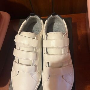 GAP Kids Triple Strap White Sneakers